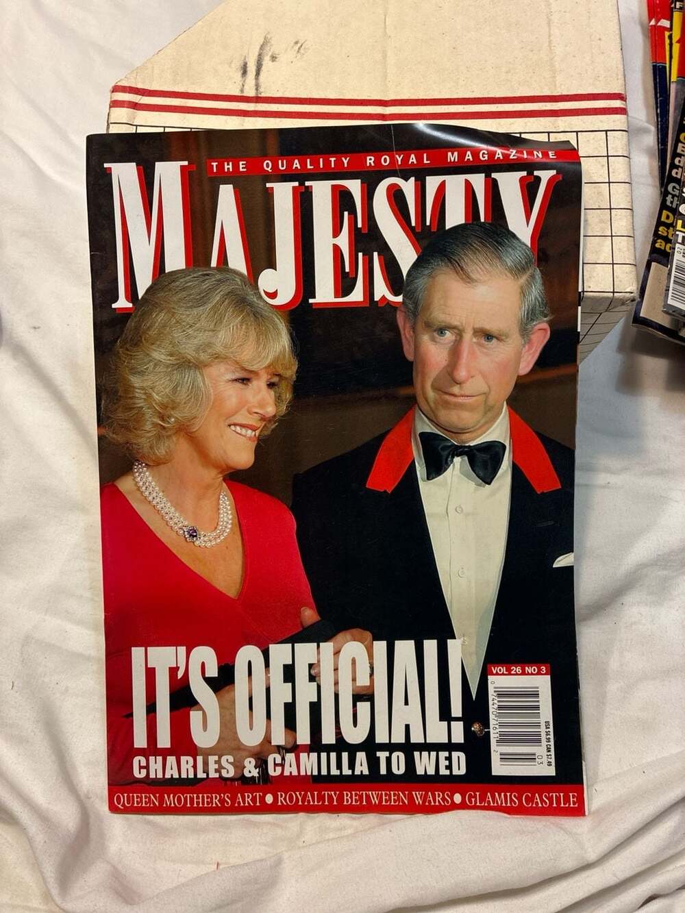 Majesty Magazine March 2005 Vol 26 No 3 Prince Charles & Camilla Engagement Cove